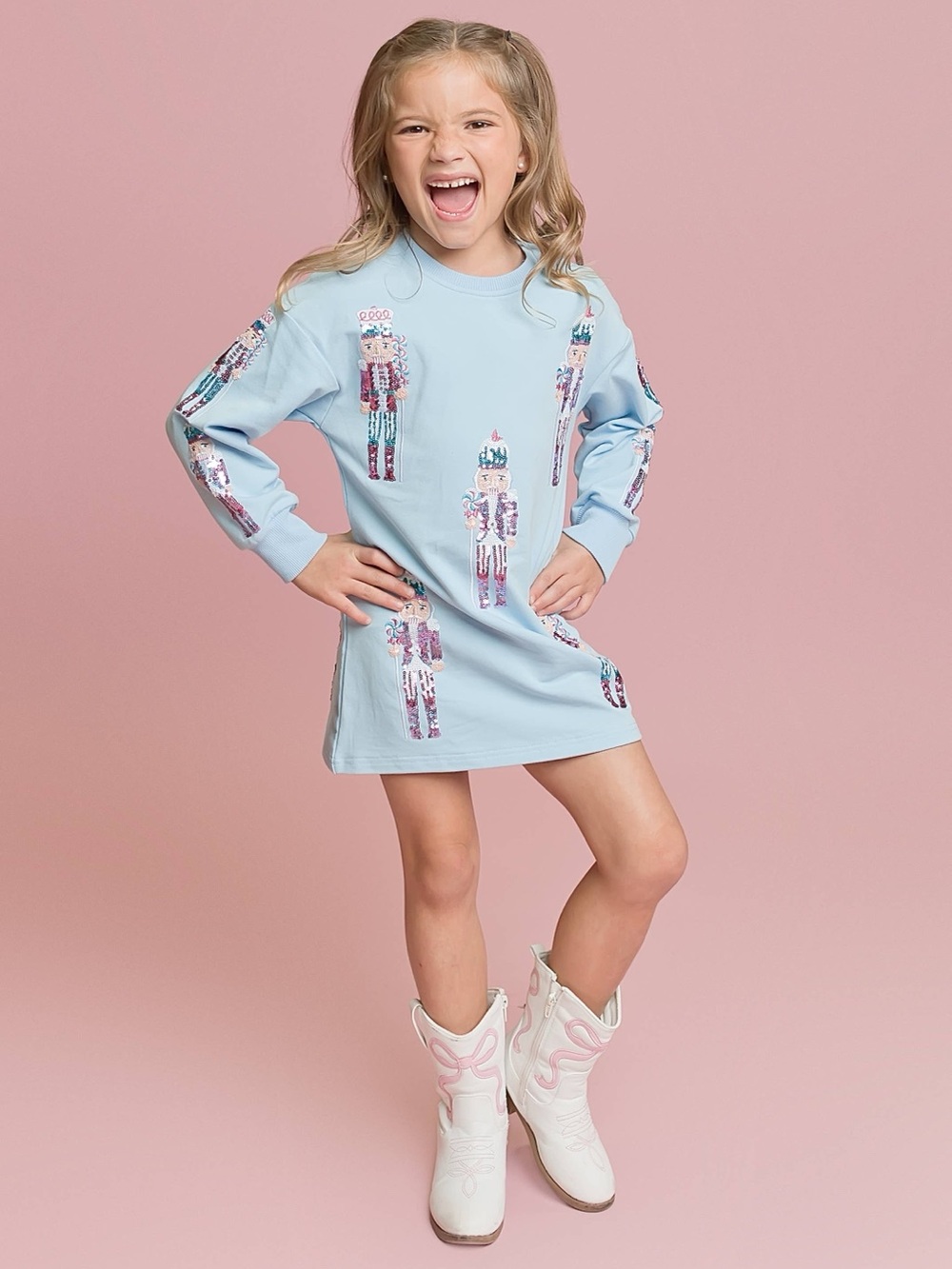 Belle Cher Light Blue Nutcracker Dress